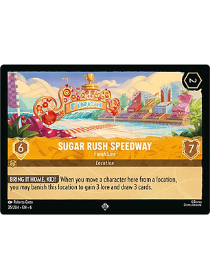 035/204 SR Sugar Rush Speedway - Finish Line (FOIL)