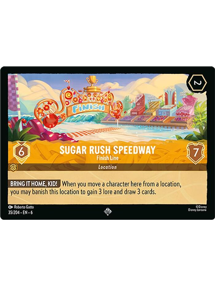 035/204 SR Sugar Rush Speedway - Finish Line (FOIL) 1