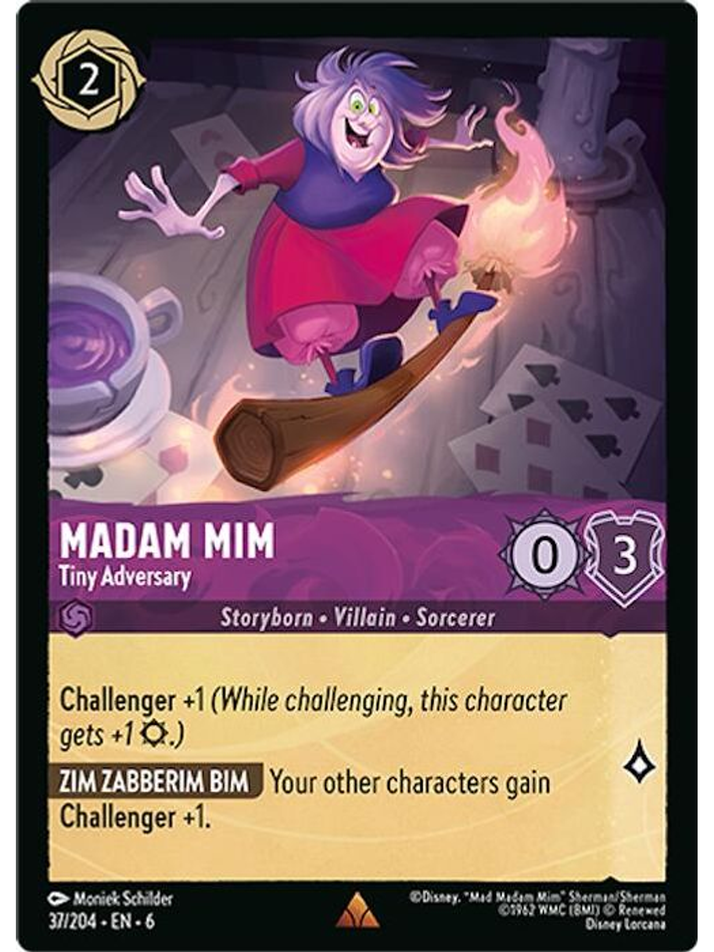 037/204 R Madam Mim - Tiny Adversary (FOIL) 1