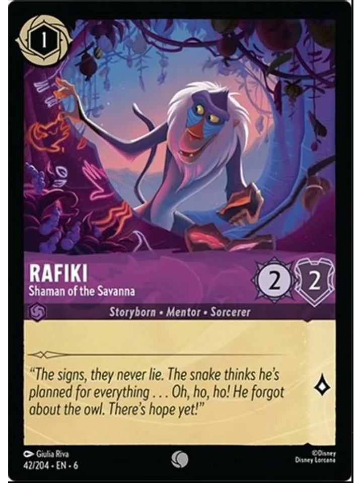 042/204 C Rafiki - Shaman of the Savanna (FOIL) 1