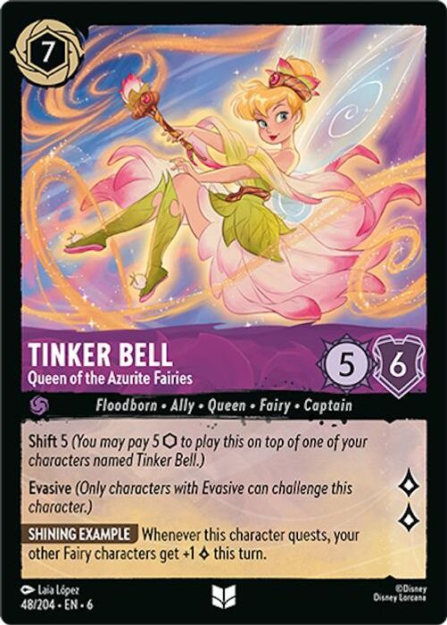 048/204 U Tinker Bell - Queen of the Azurite Fairies (FOIL)