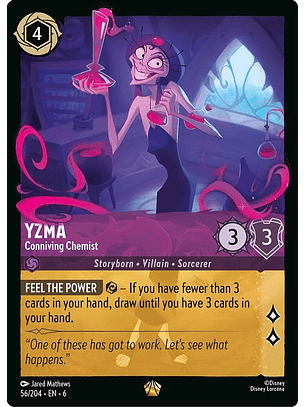 056/204 L Yzma - Conniving Chemist (FOIL)