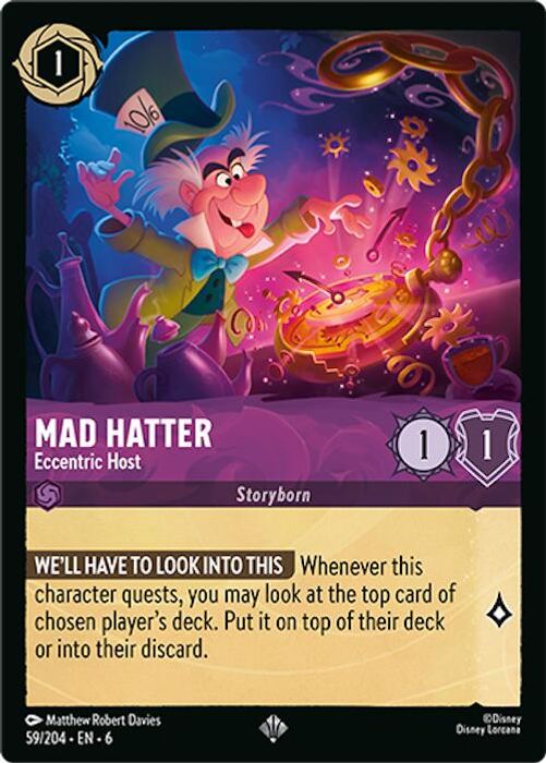 059/204 SR Mad Hatter - Eccentric Host (FOIL)