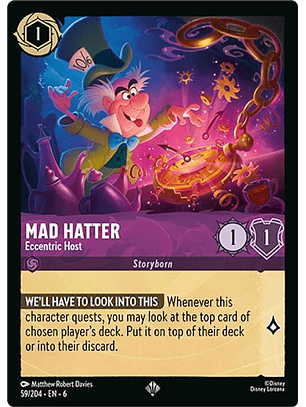 059/204 SR Mad Hatter - Eccentric Host (FOIL)