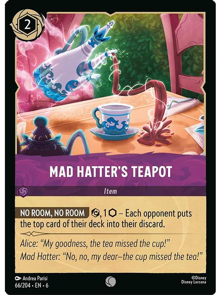066/204 C Mad Hatter's Teapot (FOIL) 1
