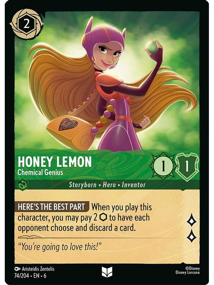 074/204 U Honey Lemon - Chemical Genius (FOIL) 1