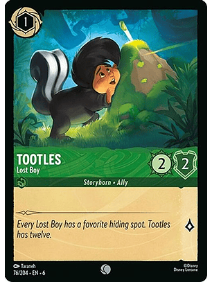 076/204 C Tootles - Lost Boy (FOIL)