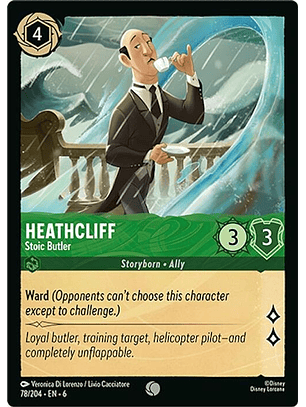 078/204 C Heathcliff - Stoic Butler (FOIL)