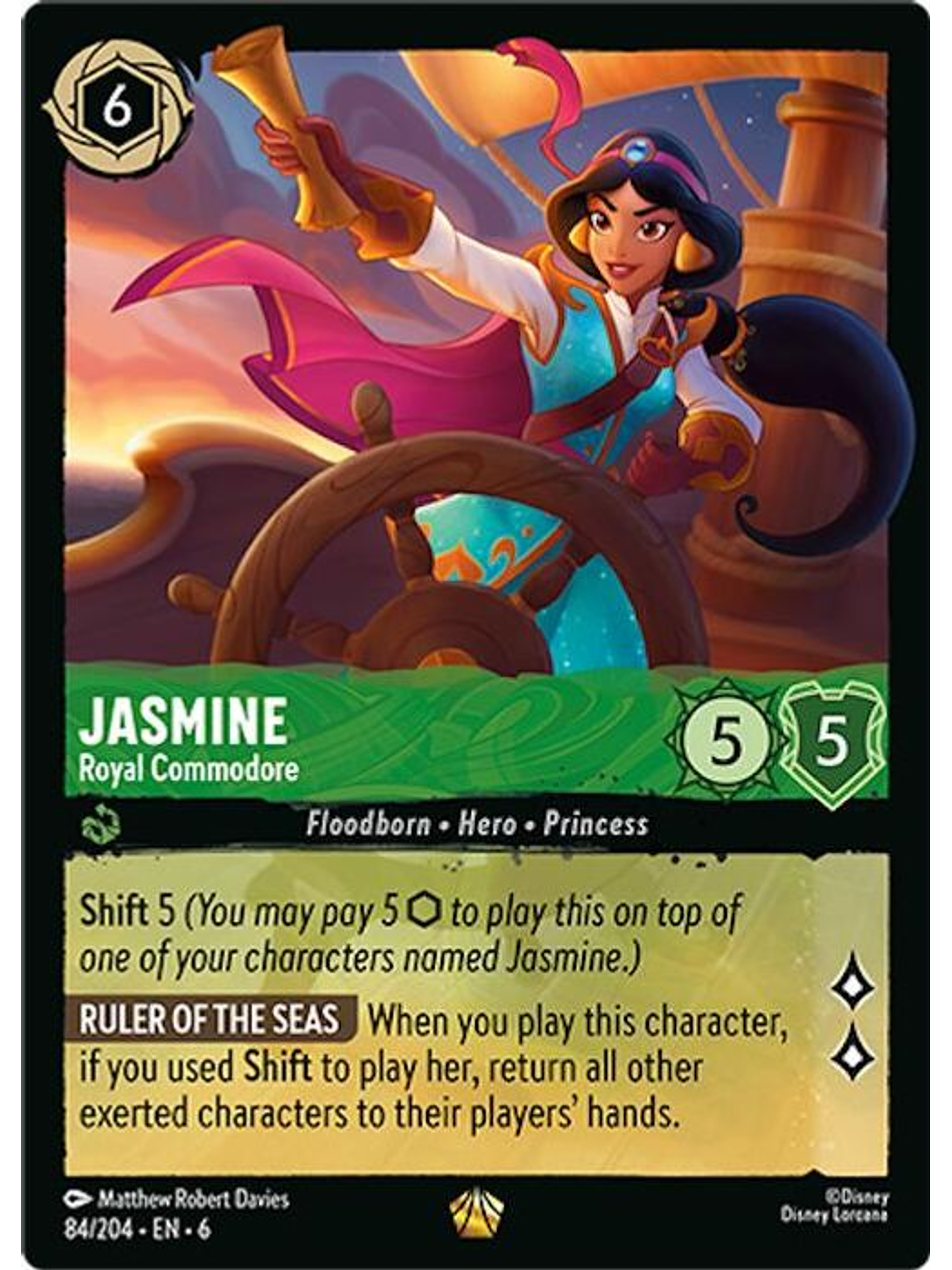 084/204 L Jasmine - Royal Commodore (FOIL) 1