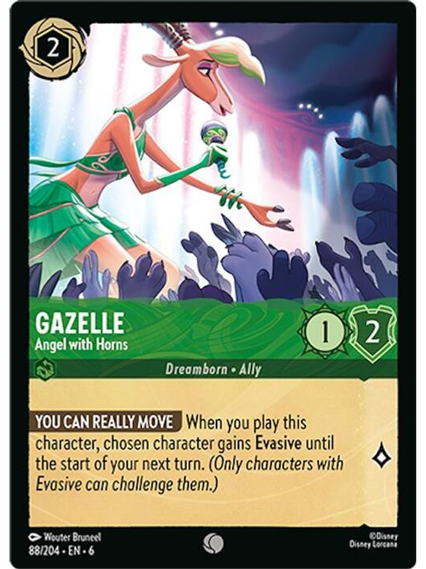 088/204 C Gazelle - Angel with Horns (FOIL) 1