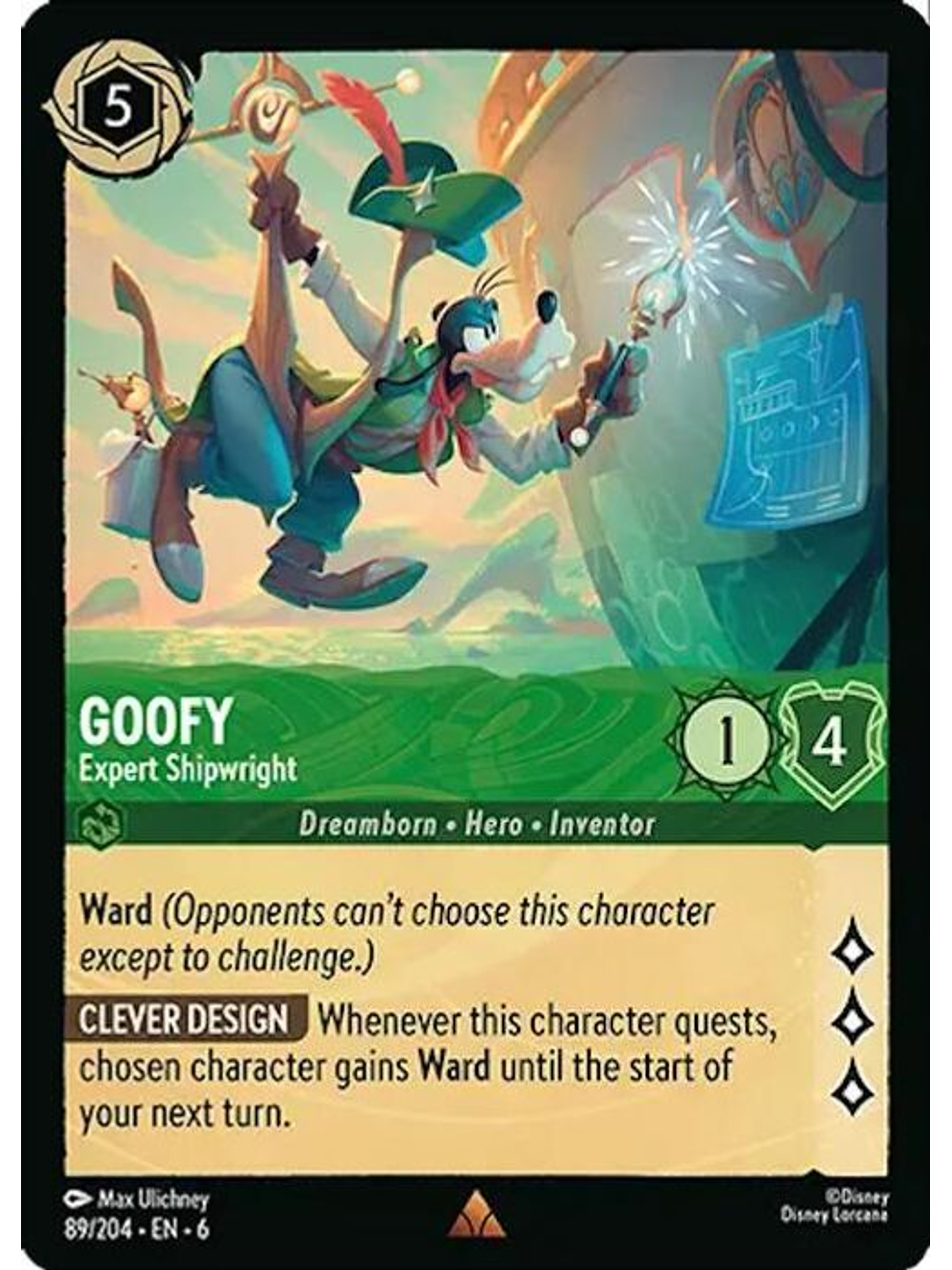 089/204 R Goofy - Expert Shipwright (FOIL) 1
