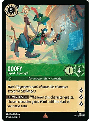 089/204 R Goofy - Expert Shipwright (FOIL)