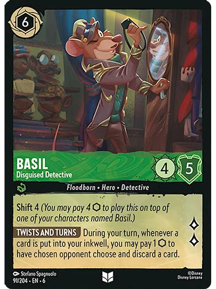 091/204 U Basil - Disguised Detective (FOIL) 1