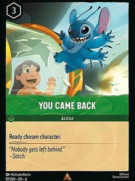 097/204 R You Came Back (FOIL)