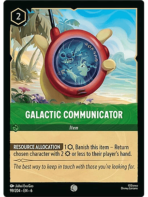 099/204 C Galactic Communicator (FOIL)