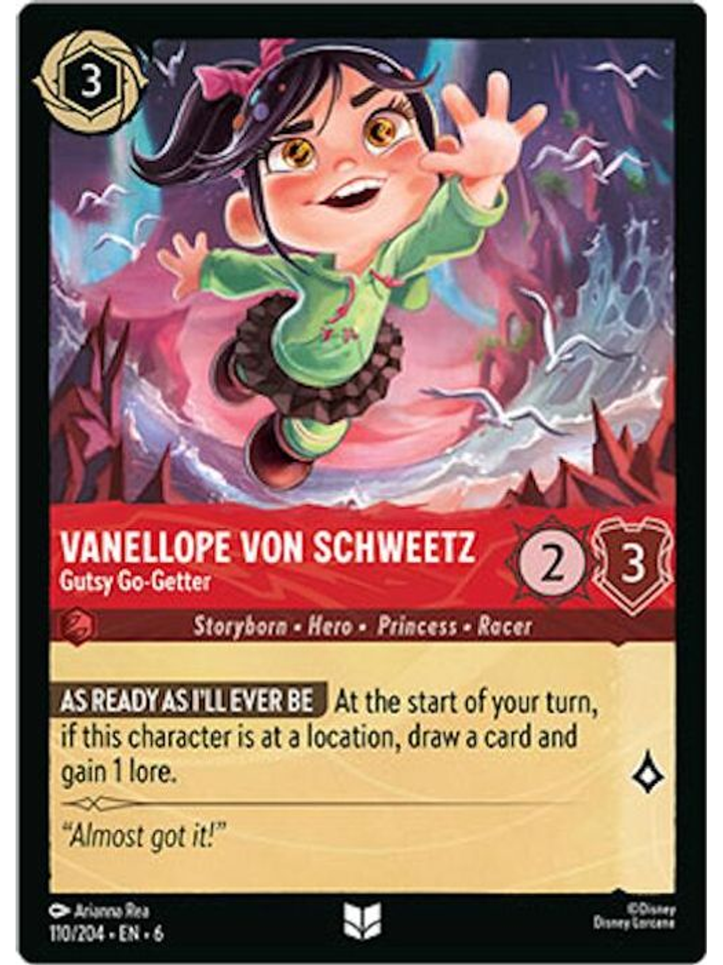 110/204 U Vanellope von Schweetz - Gutsy Go-Getter (FOIL) 1