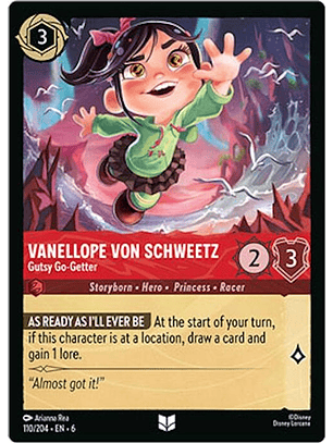 110/204 U Vanellope von Schweetz - Gutsy Go-Getter (FOIL)