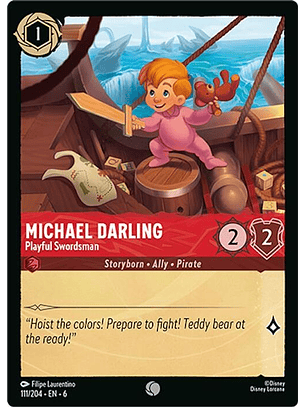 111/204 C Michael Darling - Playful Swordsman (FOIL)
