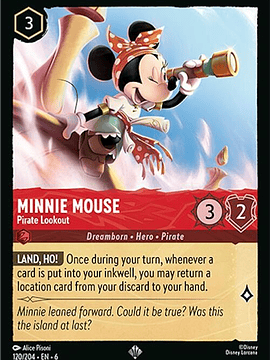 120/204 SR Minnie Mouse - Pirate Lookout (FOIL)