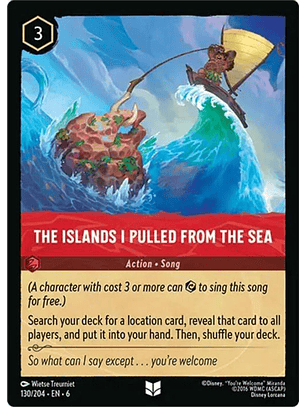 130/204 U The Islands I Pulled From The Sea (FOIL)