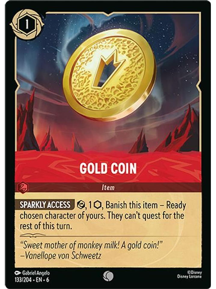 133/204 C Gold Coin (FOIL) 1