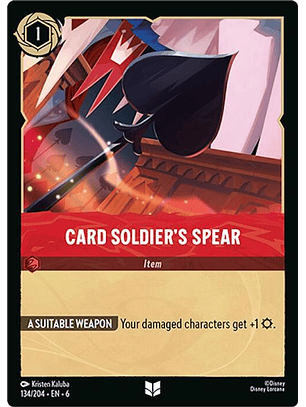 134/204 U Card Soldier's Spear (FOIL)