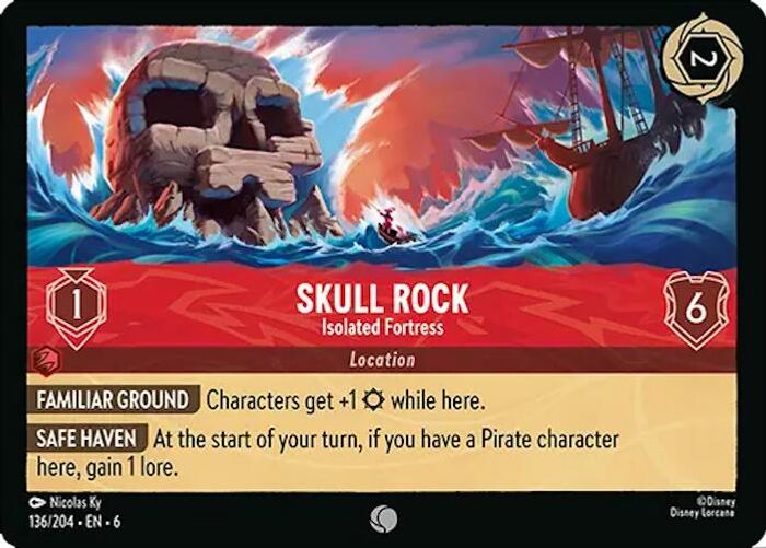 136/204 C Skull Rock - Isolated Fortress (FOIL)