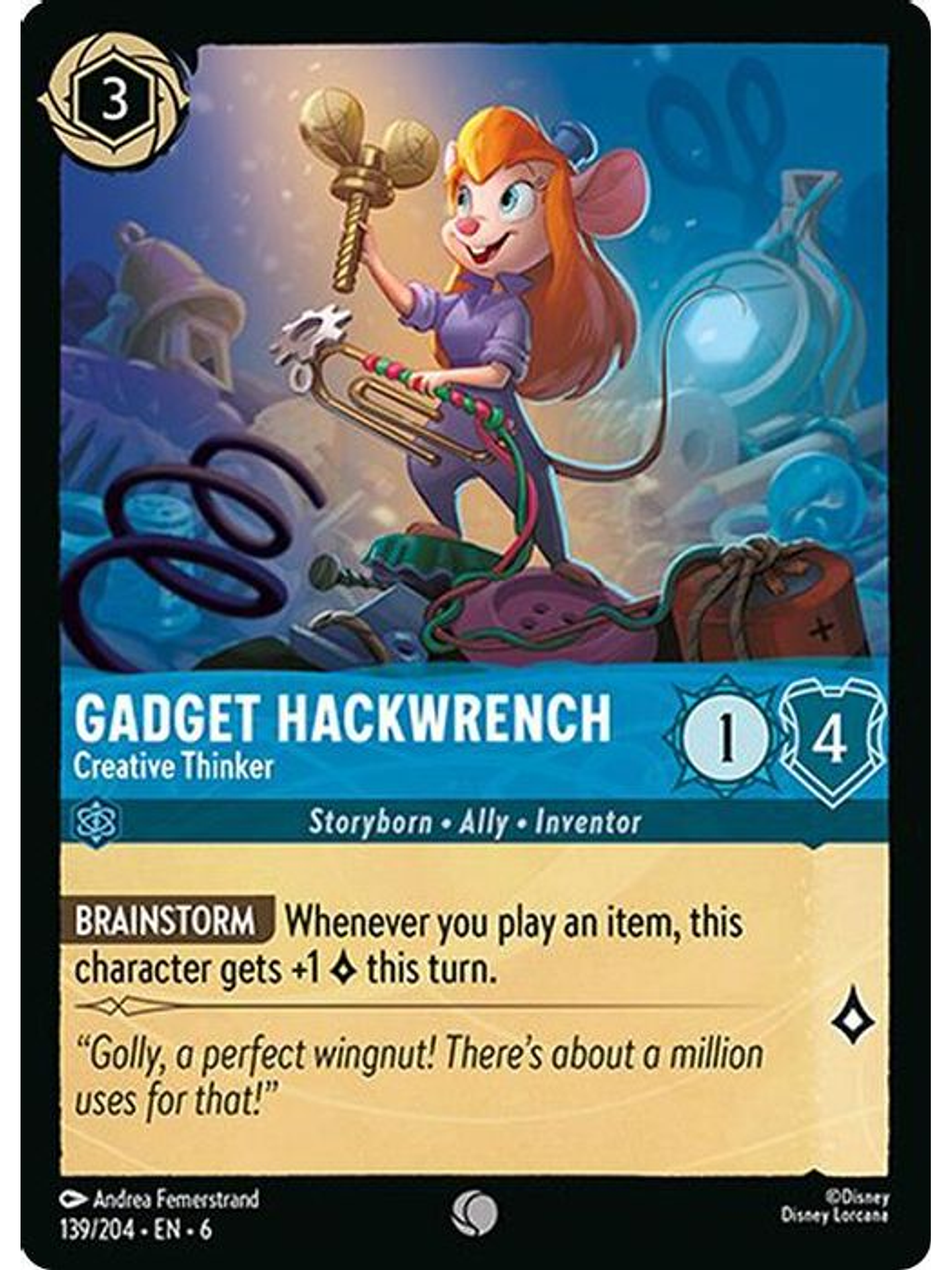 139/204 C Gadget Hackwrench - Creative Thinker (FOIL) 1