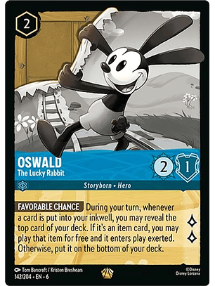 142/204 L Oswald - The Lucky Rabbit (FOIL)
