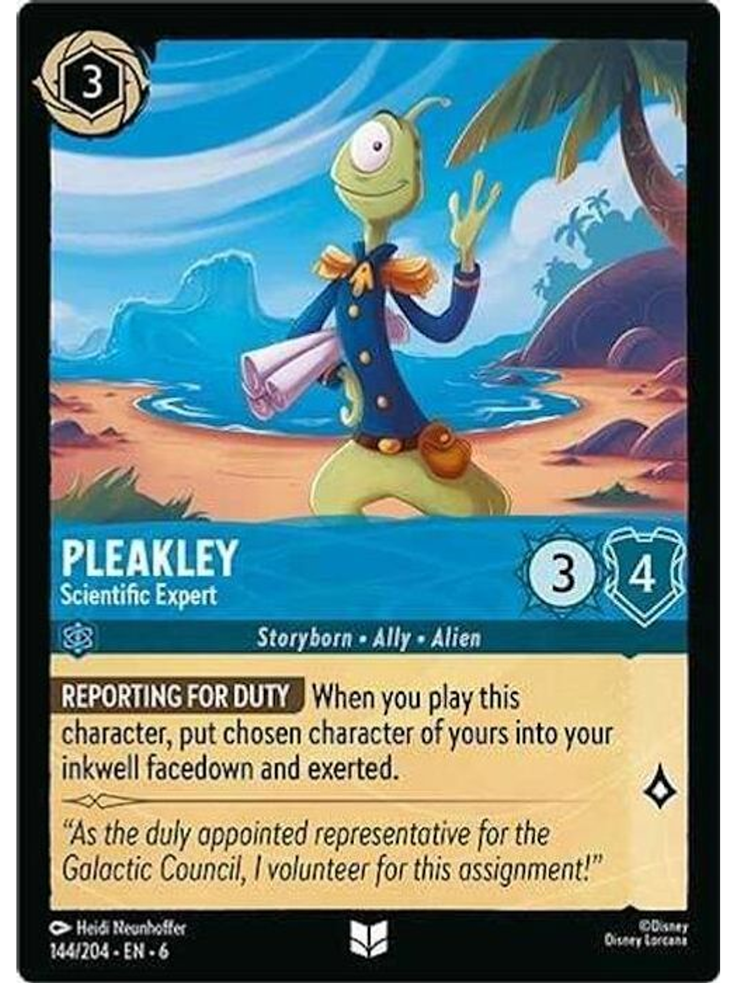 144/204 U Pleakley - Scientific Expert (FOIL) 1