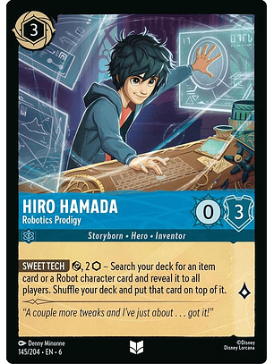 145/204 U Hiro Hamada - Robotics Prodigy (FOIL)