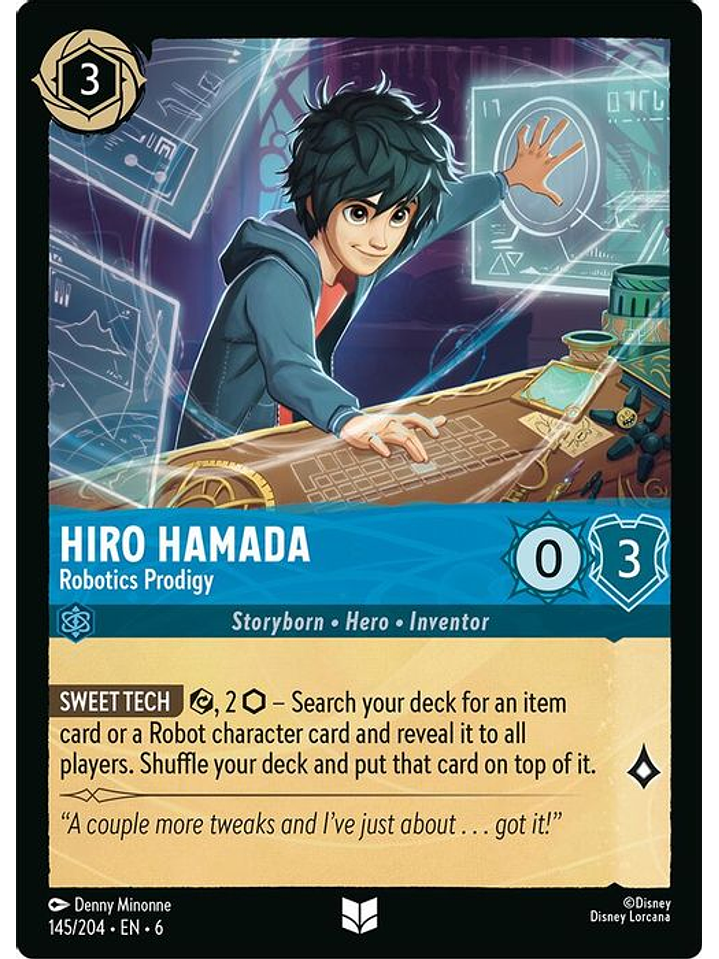 145/204 U Hiro Hamada - Robotics Prodigy (FOIL) 1