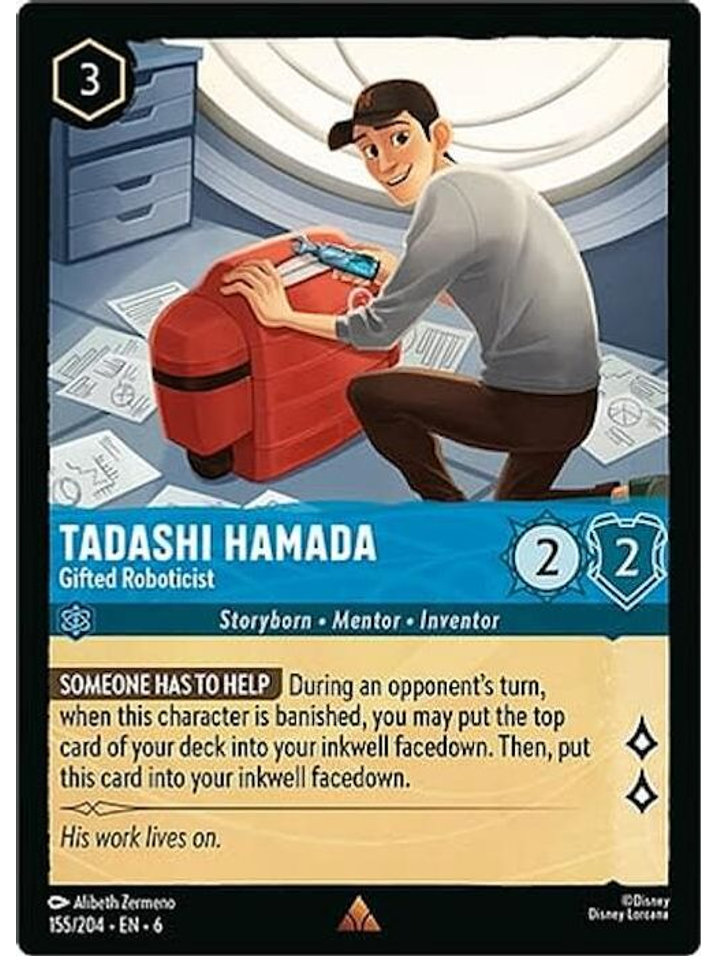 155/204 R Tadashi Hamada - Gifted Roboticist (FOIL) 1