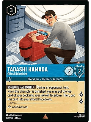 155/204 R Tadashi Hamada - Gifted Roboticist (FOIL)