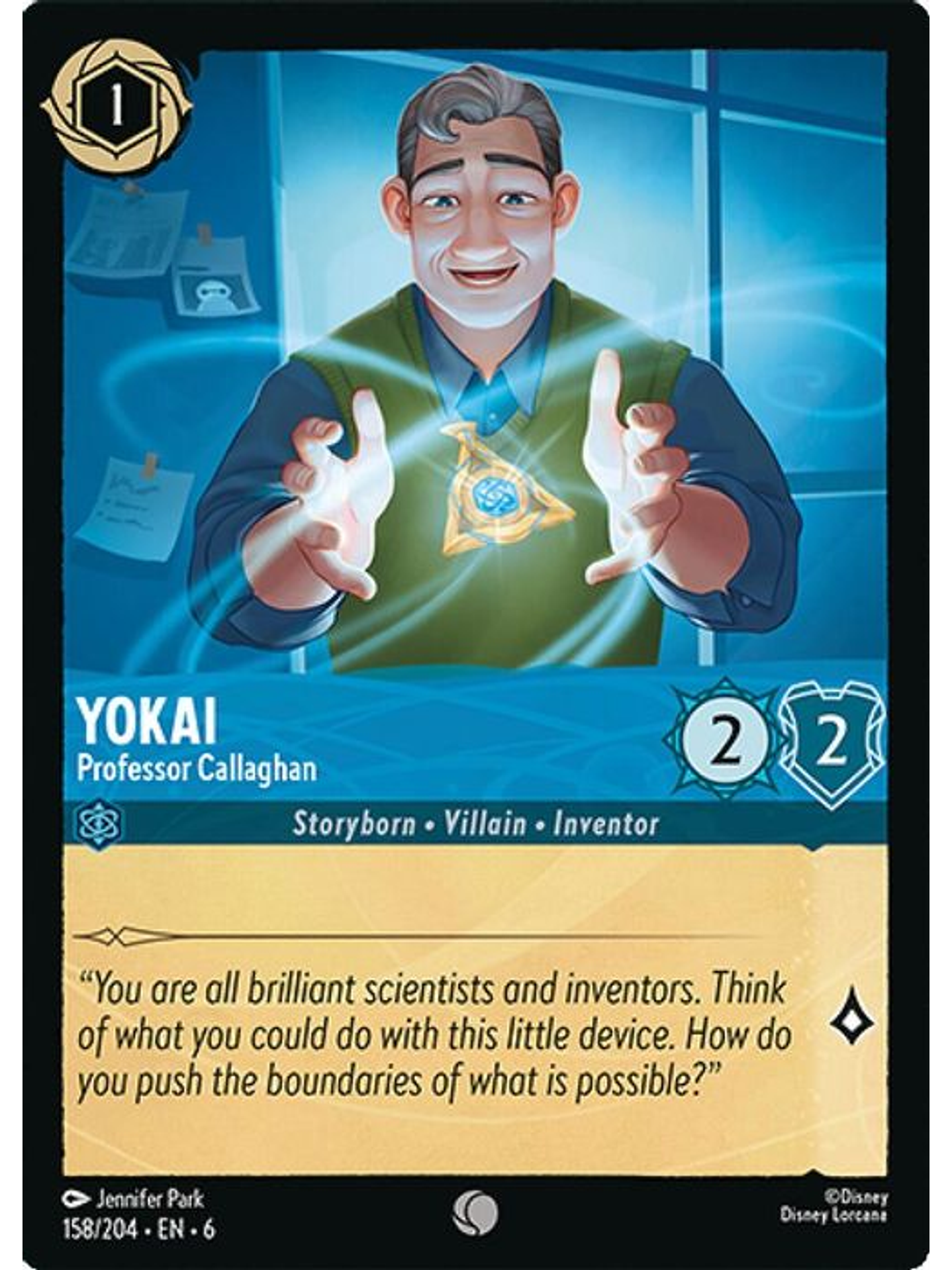 158/204 C Yokai - Professor Callaghan (FOIL) 1