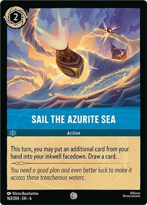 163/204 C Sail the Azurite Sea (FOIL)