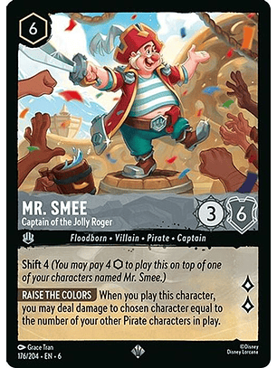 176/204 SR Mr. Smee - Captain of the Jolly Roger (FOIL)
