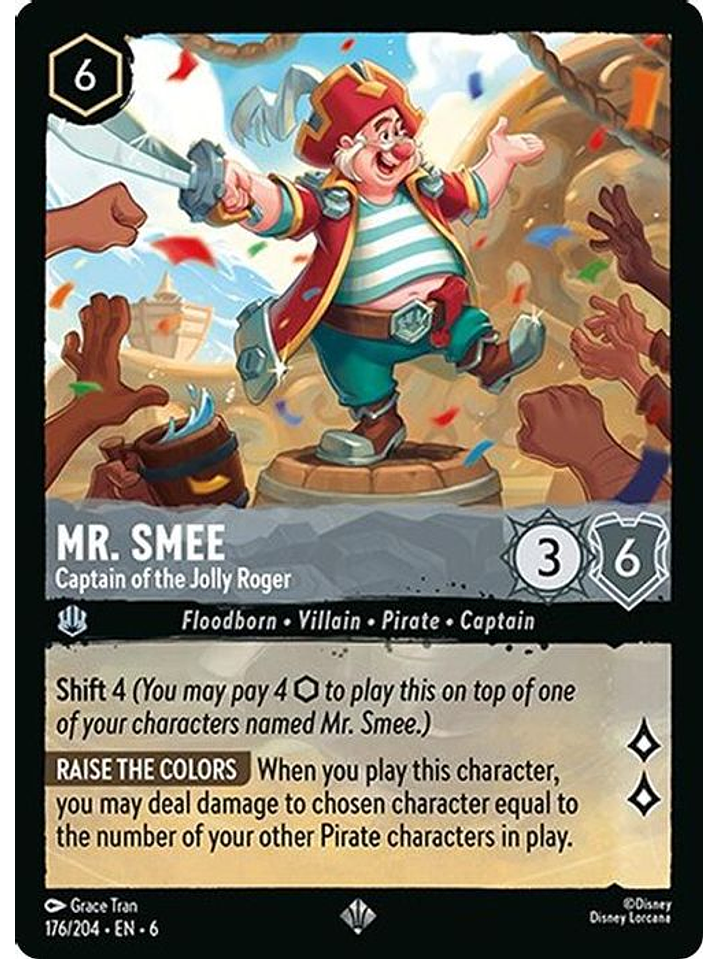 176/204 SR Mr. Smee - Captain of the Jolly Roger (FOIL) 1