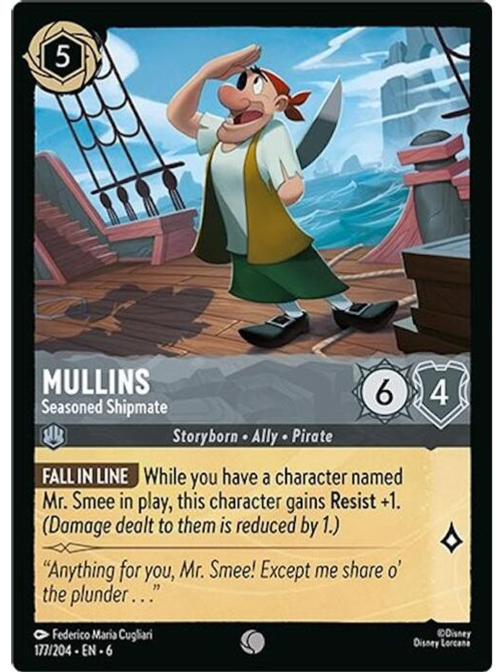 177/204 C Mullins - Seasoned Shipmate (FOIL) 1