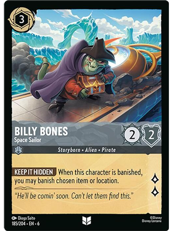 185/204 U Billy Bones - Space Sailor (FOIL) 1
