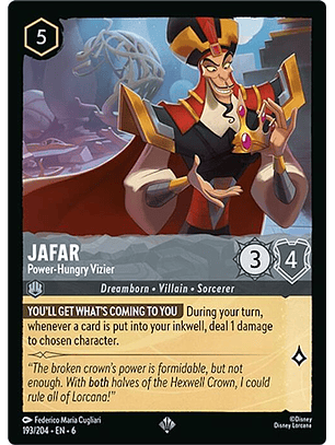 193/204 SR Jafar - Power-Hungry Vizier (FOIL)