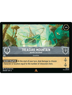 203/204 R Treasure Mountain - Azurite Sea Island (FOIL)