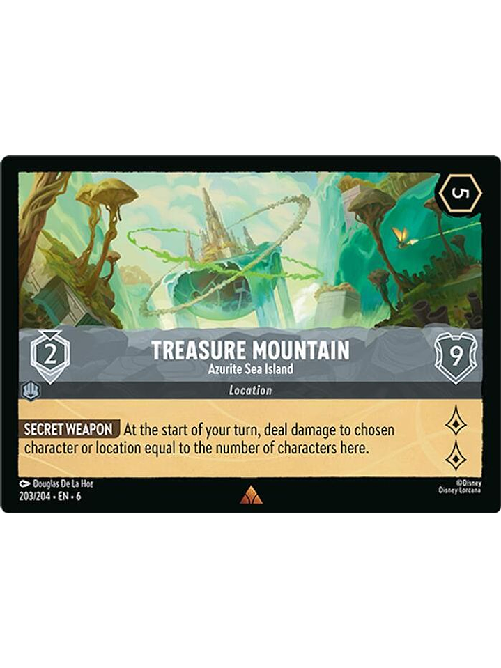 203/204 R Treasure Mountain - Azurite Sea Island (FOIL) 1