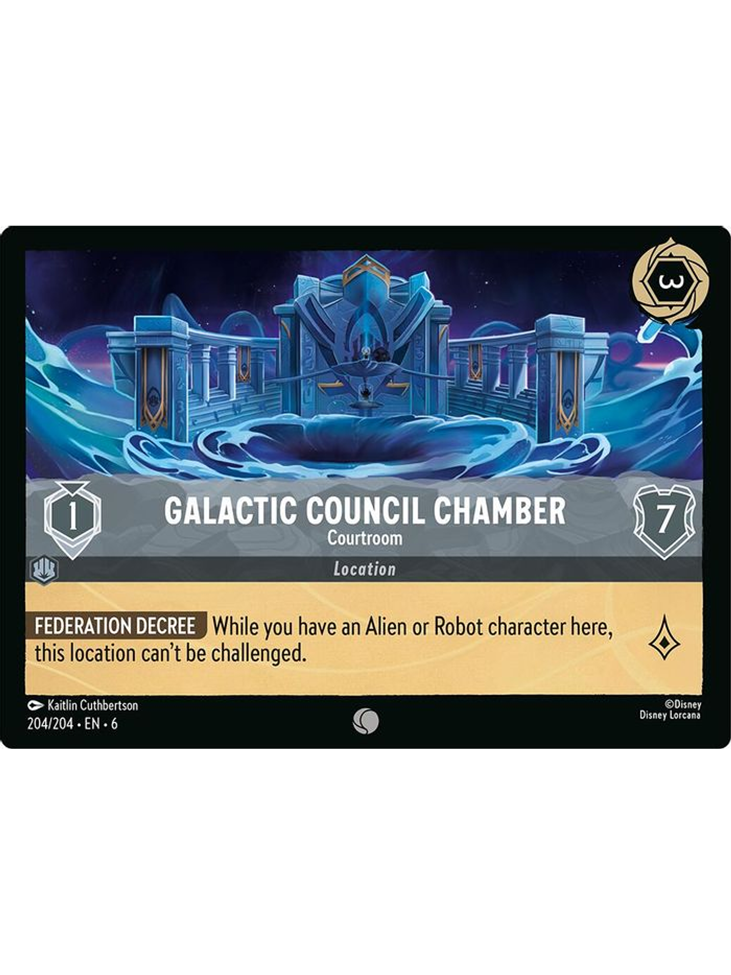 204/204 C Galactic Council Chamber - Courtroom (FOIL) 1