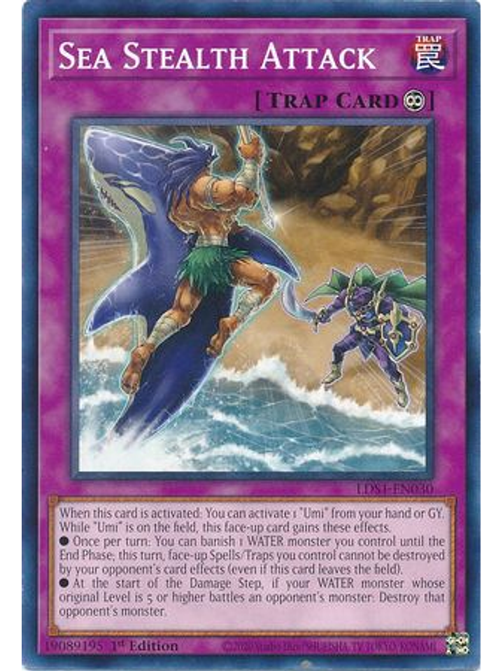 Sea Stealth Attack - LDS1-EN030 - Common 1st Edition 1