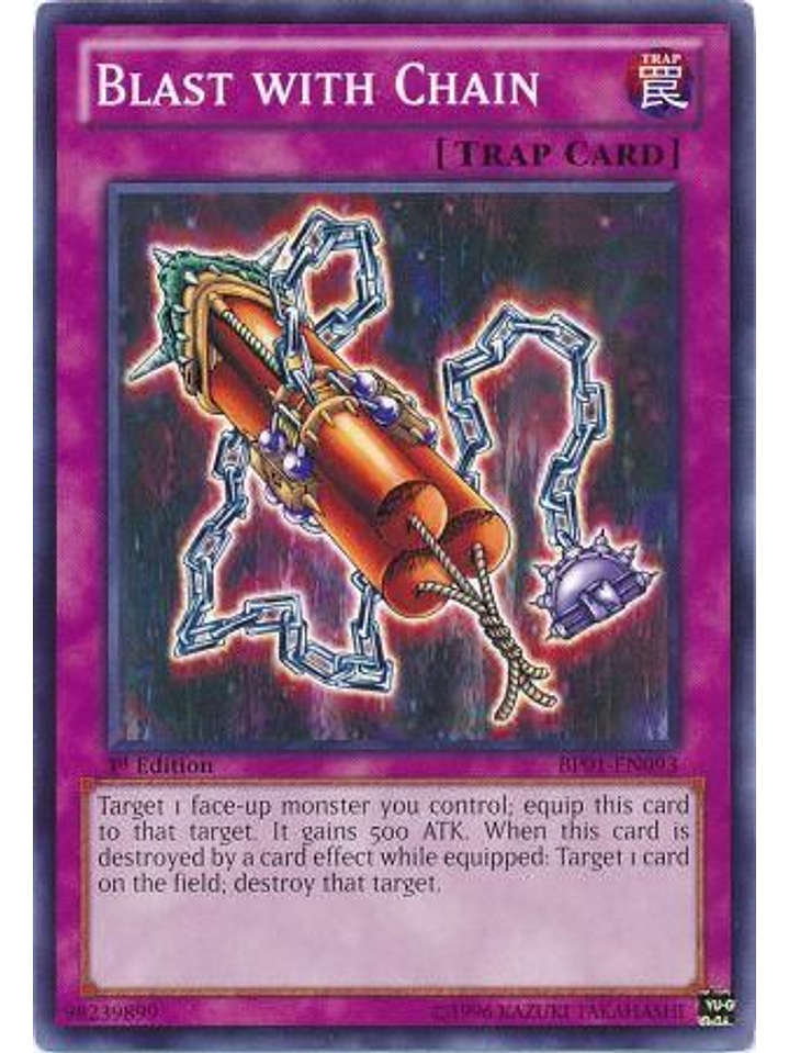 Blast with Chain - BP01-EN093 - Common 1st Edition 1