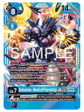 LM-022 P Gabumon - Bond of Friendship ACE