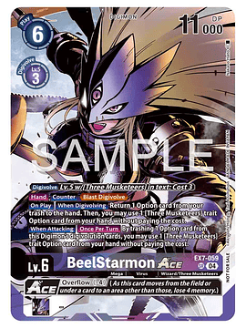 EX7-059 (Alternate Art) BeelStarmon ACE