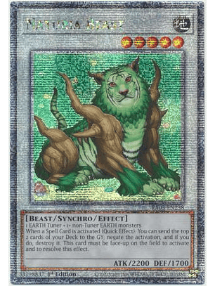 Naturia Beast - RA03-EN238 - Quarter Century Secret Rare 1st Edition