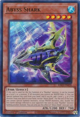 Abyss Shark - RA03-EN030 - Ultra Rare 1st Edition